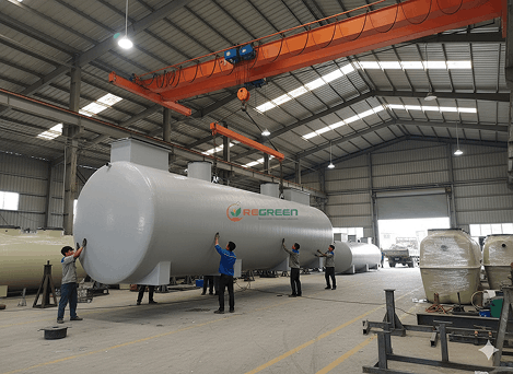 Xưởng sản xuất hệ thống xử lý nước thải